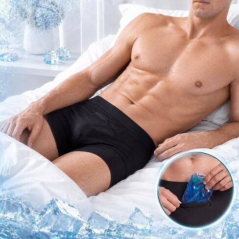 Unittype 3 Pack Vasectomy Underwear with 3 Cold Pack Vasectomy Jock Strap for Men Gifts Testicular Support in Kuwait