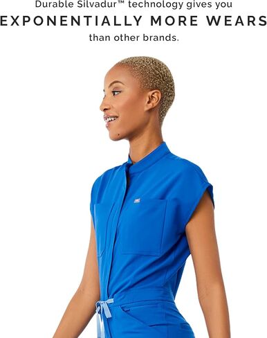 بدلة FIGS النسائية Rafaela Cargo Jogger Scrub - أزرق ملكي III، L in Kuwait