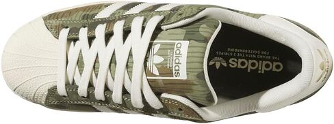 adidas Mens Superstar Adv Skate Skate Sneakers Shoes - Green, White in Kuwait