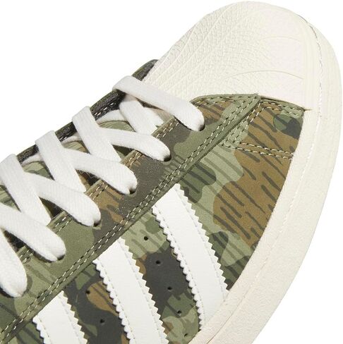 adidas Mens Superstar Adv Skate Skate Sneakers Shoes - Green, White in Kuwait