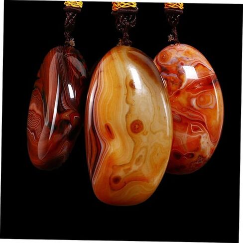 Natural Sardonyx Agate Tumbled Stones for Healing Meditation Crafts Home Decor 2.75In Big Size Positive Balancing in Kuwait