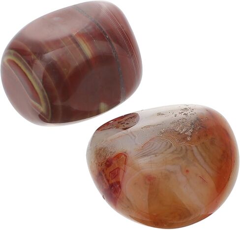 Natural Sardonyx Agate Tumbled Stones for Healing Meditation Crafts Home Decor 2.75In Big Size Positive Balancing in Kuwait