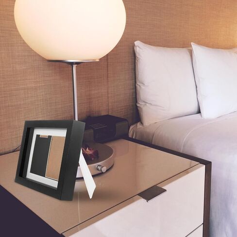Luxshiny 10pcs Self-adhesive Photo Frame Stand Easel Back with White Rotatable Bracket Trapezoid Support for Photo Albums and Picture Display in Kuwait