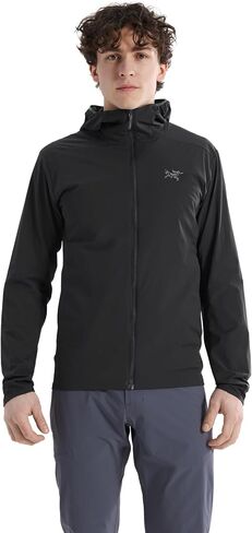 هودي رجالي من Arc'teryx Atom SL | هوديس معزول Superlight Coreloft | سترة مسامية وخفيفة الوزن للأنشطة الخارجية | أسود، كبير جدًا in Kuwait