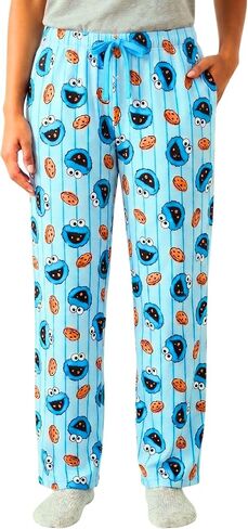 Sesame Street Cookie Monster Lounge Pants Pajama Bottoms Unisex Men Women in Kuwait