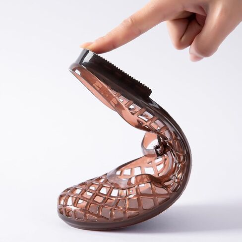 Women Mary Jane Jelly Mule Flat Sandals Waterproof Beach Pool Comfort Soft Insole Breathable Hollow Quick-Dry Summer Adjustable Buckle Strap Water Slides in Saudi Arabia