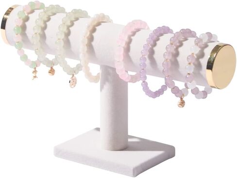 Bracelet Holder Stand,Bracelet Organizer Display for Selling,Bangle Organizer for Women,Watch Storage Holder for Men,Jewelry Business Supplies (Beige, 1 Tier) in Saudi Arabia