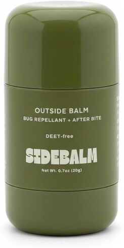 Outside Balm | DEET-Free Natural Bug Balm + After Bite | Cult-Favorite Scented Mosquito & Tick Repellent and Itch Relief, Full-Strength Travel Size in Kuwait