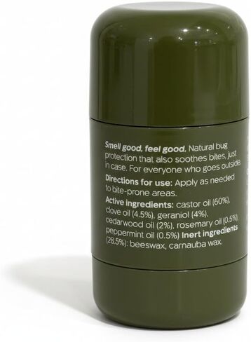 Outside Balm | DEET-Free Natural Bug Balm + After Bite | Cult-Favorite Scented Mosquito & Tick Repellent and Itch Relief, Full-Strength Travel Size in Kuwait