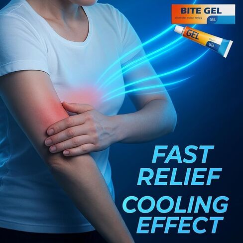 Fenistil Gel 30g Insect Bites -, Skin Allergies, Sunburn, and Dermatitis Itch Treatment – Fast-Acting Topical Antihistamine Gel for Itchy, Irritated, or Inflamed Skin in Kuwait