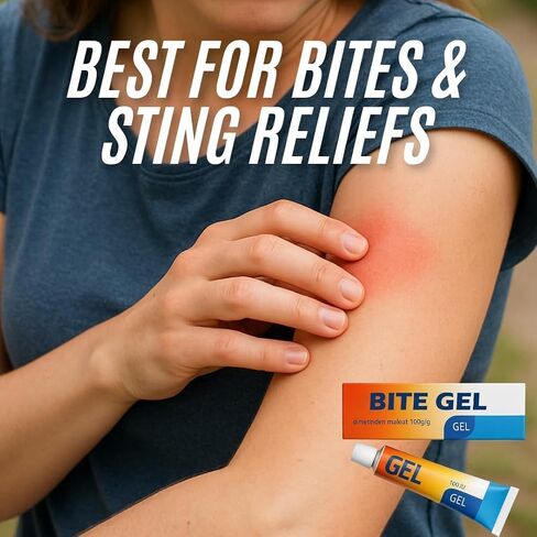 Fenistil Gel 30g Insect Bites -, Skin Allergies, Sunburn, and Dermatitis Itch Treatment – Fast-Acting Topical Antihistamine Gel for Itchy, Irritated, or Inflamed Skin in Kuwait