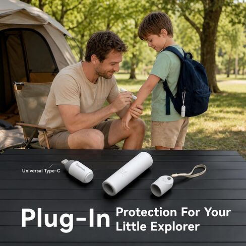 Berrcom Insect Sting and Bite Relief Device, Bug Bite & Mosquito Bite Itch Healer, Dual-Mode: Plugin to Phone/Power Bank via USB-C or Rechargeable, Chemical-Free Heat Therapy Pen in Kuwait