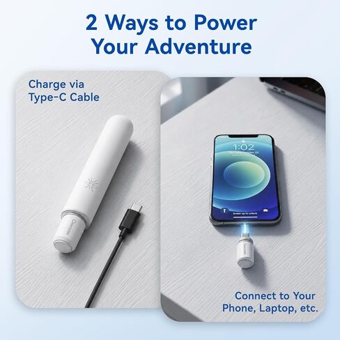 Berrcom Insect Sting and Bite Relief Device, Bug Bite & Mosquito Bite Itch Healer, Dual-Mode: Plugin to Phone/Power Bank via USB-C or Rechargeable, Chemical-Free Heat Therapy Pen in Kuwait