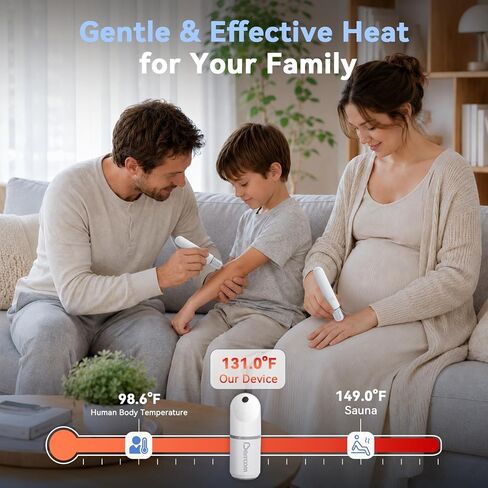 Berrcom Insect Sting and Bite Relief Device, Bug Bite & Mosquito Bite Itch Healer, Dual-Mode: Plugin to Phone/Power Bank via USB-C or Rechargeable, Chemical-Free Heat Therapy Pen in Kuwait