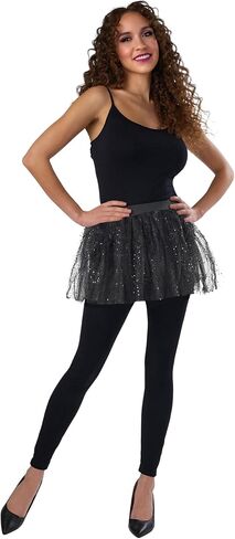 Women Gliter Tutu Skirt - Sparkle Elastic 3 Layered Tulle Tutu Skirt for Dress Up Party in Saudi Arabia