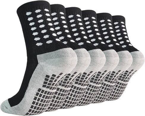 Marchare Kids Grip Soccer Socks Athletic Grip Socks Boys Cushioned Non Slip Sock for Baseball Football Basketball in Saudi Arabia
