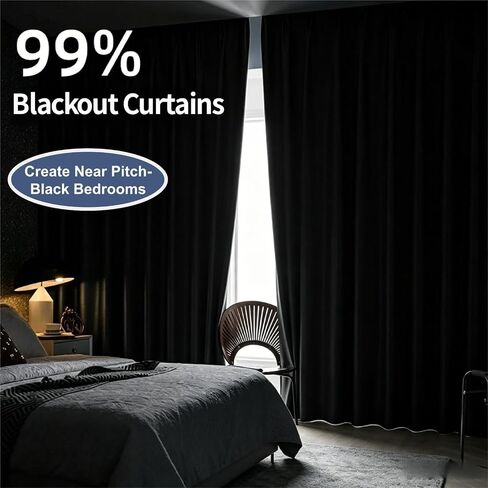 Thick Silver Blackout Curtain Liner, Water Resistant Curtain，Thermal Insulated Window Shade Drapery Panel, Heavy Duty Blackout Fabric Curtain for Bedroom Living Room(Grommet Top Style,L78"хW70") in Saudi Arabia
