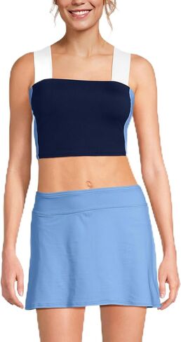 Lands' End Women's Square Neck Midkini Top in Kuwait