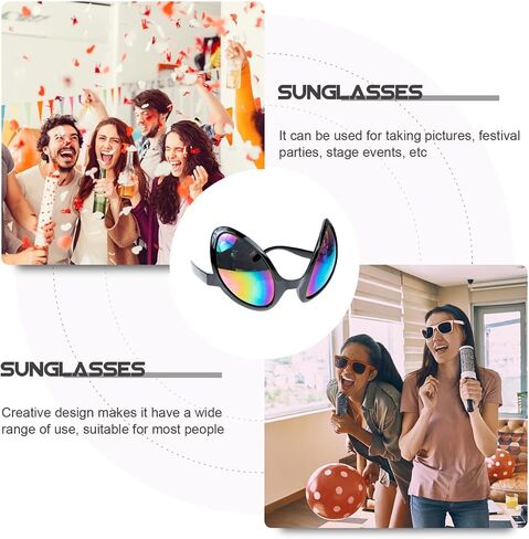 2Pcs Funny Sunglasses for Adults Kids Costume Accessories for Halloween Novelty Sunglasses for Party Beach and Festivals in Kuwait