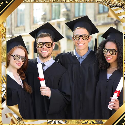 Shyyween 24 Pieces 2027 Graduation Sunglasses Grad Party Favor Bulk Class of 2027 Plastic Sunglasses Eyewear for Party Props in Kuwait