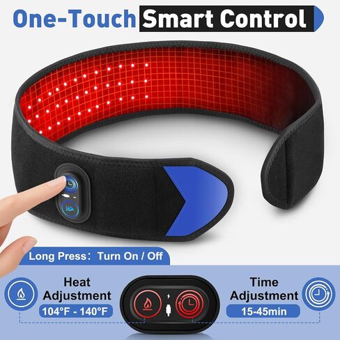 Cordless Arm Heating Pad Wrap with Red Light, 5000mAh Elbow Heating Pad Wrap, Fast Heating, Heated Elbow Arm Sleeve with 3 Heat & Timing Settings in Saudi Arabia