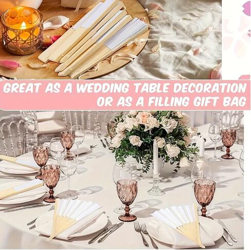 Foldable Handheld Fan Set, Wedding Gifts & Party Favors, Decorative Practical Fans for Wedding Party, 9 Pcs Set in Kuwait