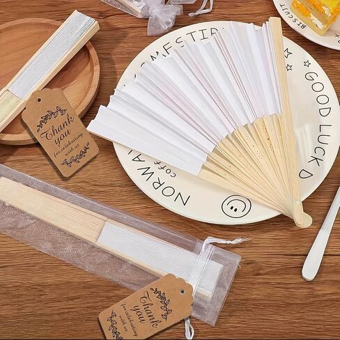 Foldable Handheld Fan Set, Wedding Gifts & Party Favors, Decorative Practical Fans for Wedding Party, 9 Pcs Set in Kuwait