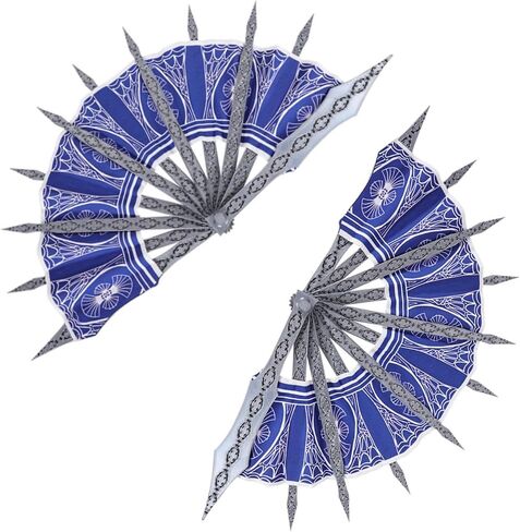 Women Kitana Cosplay Costume Props Kitana Folding Hand Fan Halloween Outfits Accessory Purple in Saudi Arabia