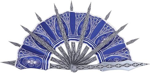 Women Kitana Cosplay Costume Props Kitana Folding Hand Fan Halloween Outfits Accessory Purple in Saudi Arabia