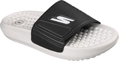Skechers Men's Massage Fit Adjustable Recovery Sandal in Kuwait