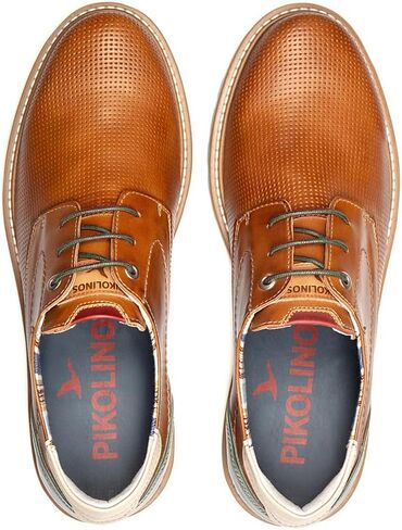 PIKOLINOS Lace-up Shoes/Lace-ups Leather Berna for Man Brandy in Kuwait