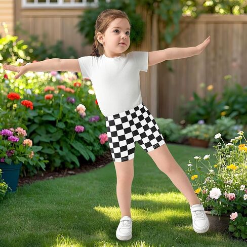 Girls Shorts for Kids Toddler Girl Bike Under Dress Clothes Breathable Cotton Shorts in Kuwait