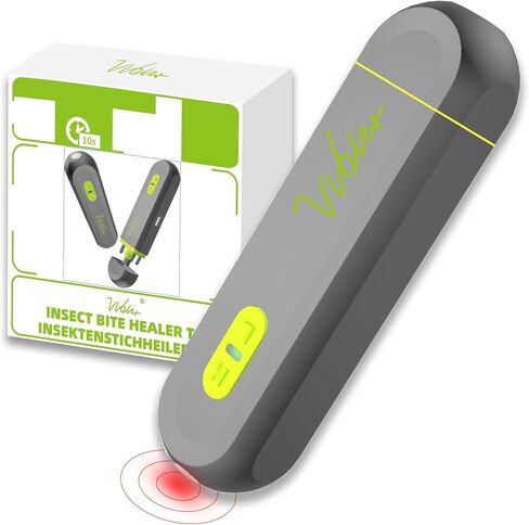 Vibis Insect Bite and Sting Relief, Electronic Bug Bite Itch Relief for Mosquito Bites, Fast Symptom Relief from Itching and Swelling, Chemical-Free Insect Bite Healer with Screwdriver in Saudi Arabia