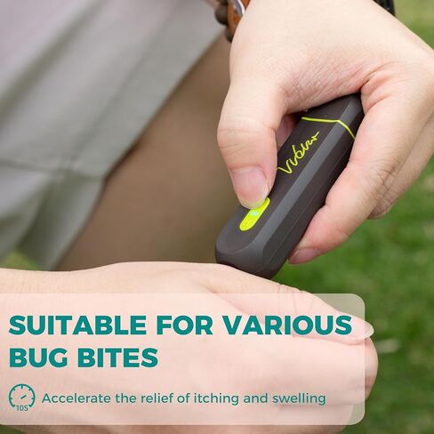 Vibis Insect Bite and Sting Relief, Electronic Bug Bite Itch Relief for Mosquito Bites, Fast Symptom Relief from Itching and Swelling, Chemical-Free Insect Bite Healer with Screwdriver in Saudi Arabia