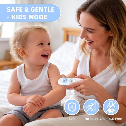 Electric Mosquito Bite Itch Relief Tool with Precise Temperature Control & LED Display,Portable Heat Pulse Itch Healer for Bug Bites and Bee Stings, Chemical-Free, USB Rechargeable in Saudi Arabia