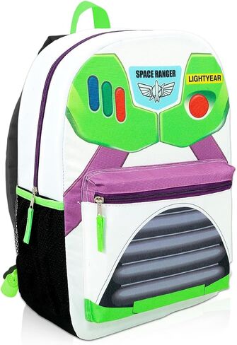 Disney Toy Story Backpack and Lunch Box Set - Bundle with 16" Buzz Lightyear Backpack, Woody Lunch Box, Water Bottle, Stickers, More | Toy Story School Bag for Kids in Kuwait
