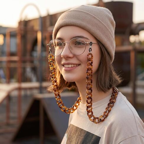 سلسلة النظارات للنساء، سلاسل النظارات، سلاسل حزام حامل النظارات من الأكريليك، سلسلة حاملات أشرطة قناع النظارات الشمسية in Kuwait