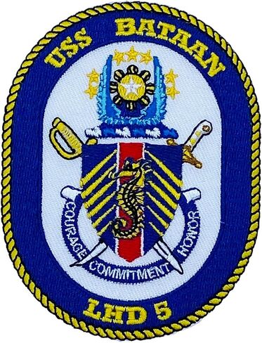 USS Bataan LHD 5 Patch – دعم بلاستيكي in Kuwait