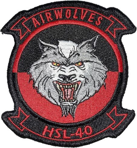 HSL-40 Airwolves Squadron Patch –Sew On in Kuwait