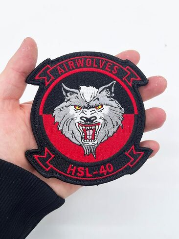 HSL-40 Airwolves Squadron Patch –Sew On in Kuwait
