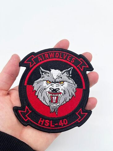 HSL-40 Airwolves Squadron Patch –Sew On in Kuwait