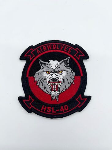 HSL-40 Airwolves Squadron Patch –Sew On in Kuwait