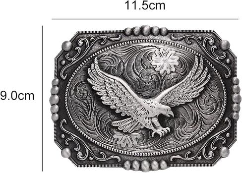 Soaring Eagle Belt Buckle for Men Western Cowboy Texas Rodeo Belt Buckle Gifts for Halloween Christmas in Saudi Arabia