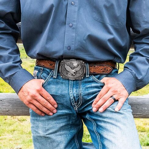 Soaring Eagle Belt Buckle for Men Western Cowboy Texas Rodeo Belt Buckle Gifts for Halloween Christmas in Saudi Arabia