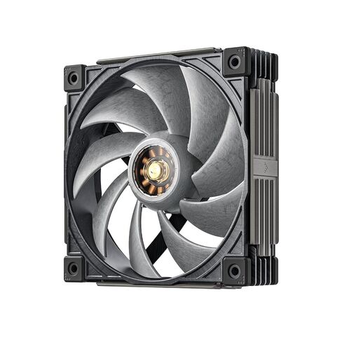 Sudokoo MACH140 Case Fan, 30mm Thick, LCP and 40% Glass Fiber, Hybrid Hydraulic Bearing, FOC Motor, PWM, Dynamic Balance Correction, 6 Years Warranty, Black Gray in Saudi Arabia
