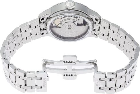 ساعة تيسوت للنساء Tissot Chemin des Tourelles Powermatic 80 Lady 316L بهيكل من الفولاذ المقاوم للصدأ أوتوماتيكية، رمادي، ستانلس ستيل، 16 (T0992071111800) in Kuwait