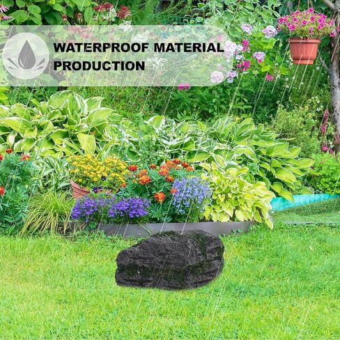 CALLARON Artificial Landscape Rocks, Realistic Fake Stone, Faux Decorative Stone, Fake Prop for Garden Landscape & Table Decor, Wedding Stage Display, Photography Prop, Centerpiece & Vase Filler in Kuwait