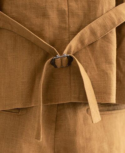 Vintage Men's Linen Lightweight Vest Casual Cotton Linen Blend Classic Design Groomsmen Waistcoat Summer in Saudi Arabia