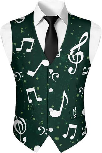 Biyejit Mens Suit Vest Slim Fit V-Neck 3-Pocket Waistcoat Dress Formal Business Vest Tops for Tuxedo Wedding Party in Kuwait