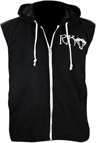 RKO Wrestler Randy Black Cotton Wrestling Hoodie Hooded Orton Vest Men in Saudi Arabia